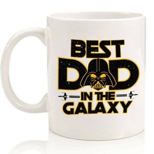 Star Wars Darth Vader Best Dad in the Galaxy Coffee Tea White Mug 11oz